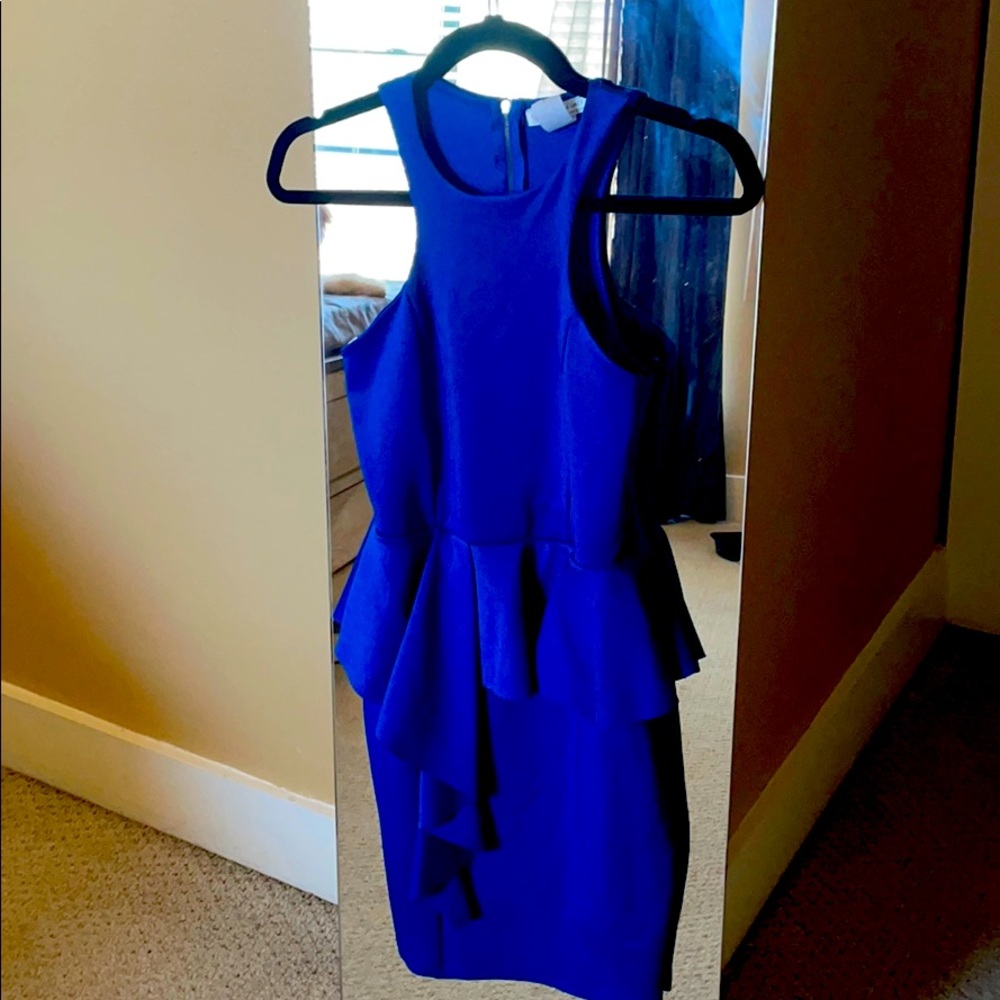 Royal blue dress